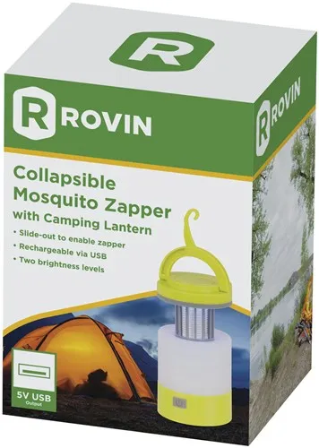Collapsible Mosquito Zapper with Camping Lantern