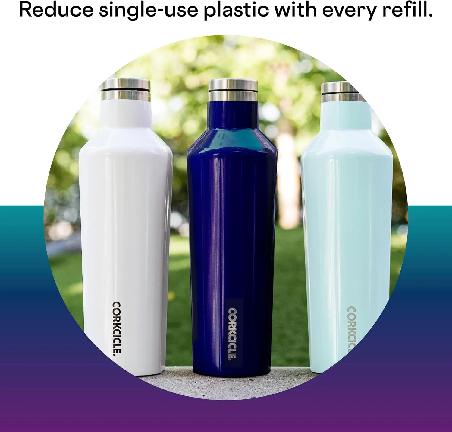 Corkcicle Classic Canteen Insulated Tumbler, Dragonfly, 25 oz – Reusable Water Bottle Keeps Beverages Cold for 25 Hours & Hot 12 Hours – Cupholder Friendly Tumbler with Screw-On Cap