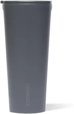 Corkcicle Classic Triple Insulated Coffee Mug with Lid, Flint, 24 oz – Stainless Steel Travel Tumbler Keeps Beverages Cold 9 hrs, Hot 3hrs – Cupholder Friendly Travel Coffee Tumbler