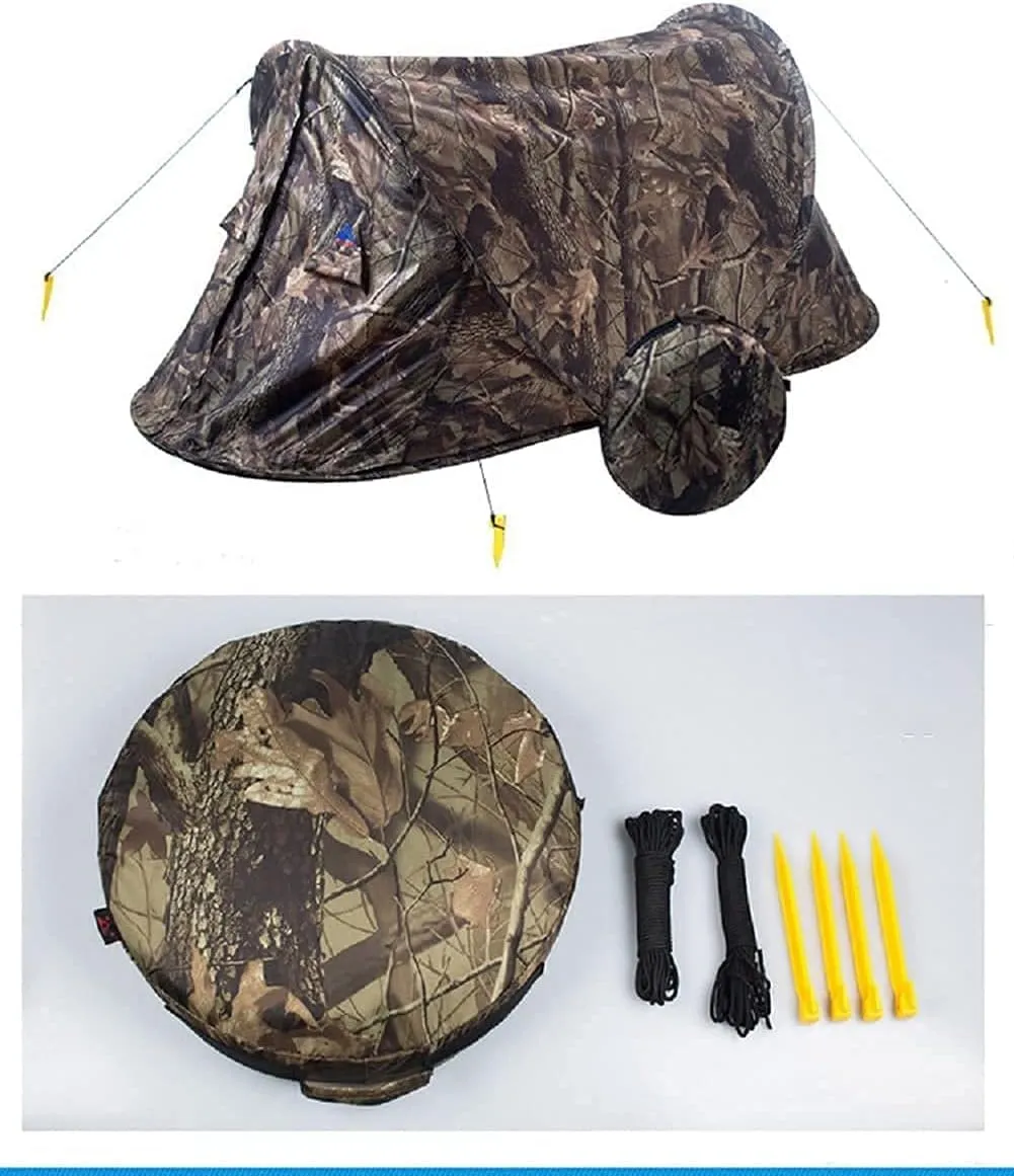 Couple 2 Person Outdoor Portable Camping Tent, Instant Pop-Up Waterproof Ultra-Light Camping Hiking Travel Tent.
