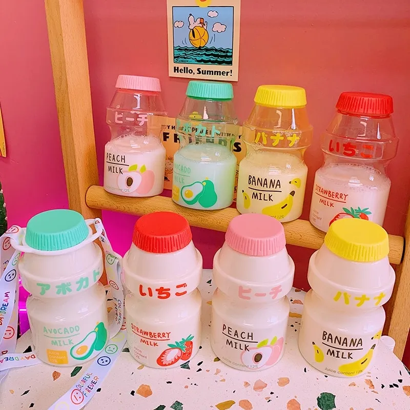 Cute Ins Fruit Water Bottle 480ml