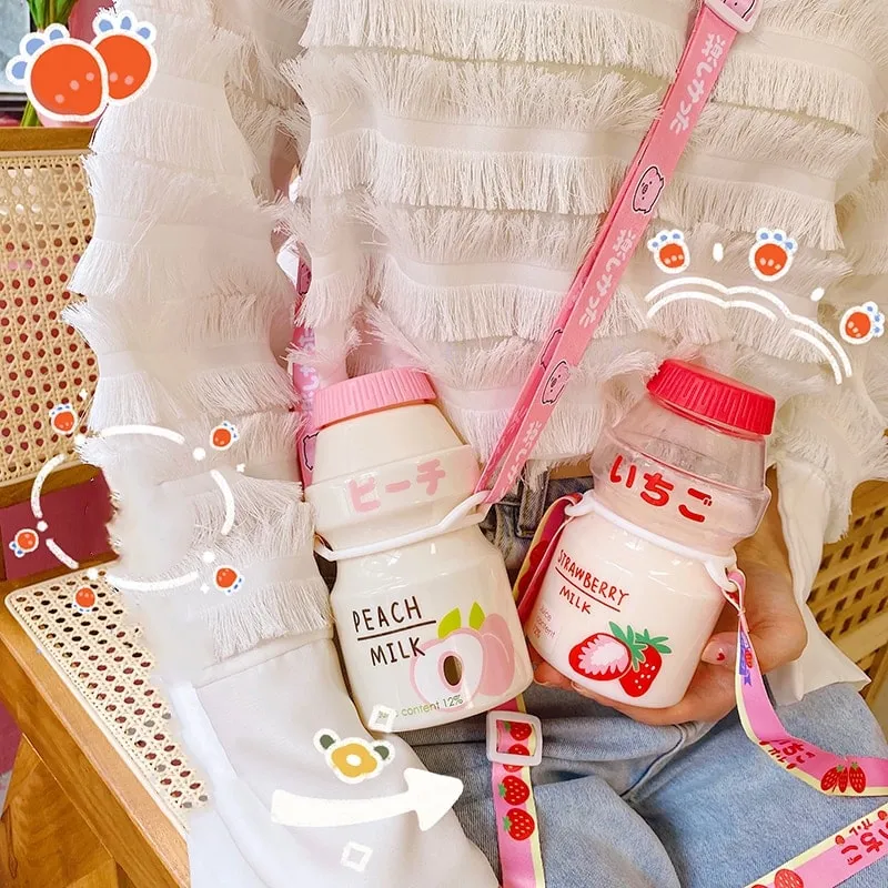 Cute Ins Fruit Water Bottle 480ml