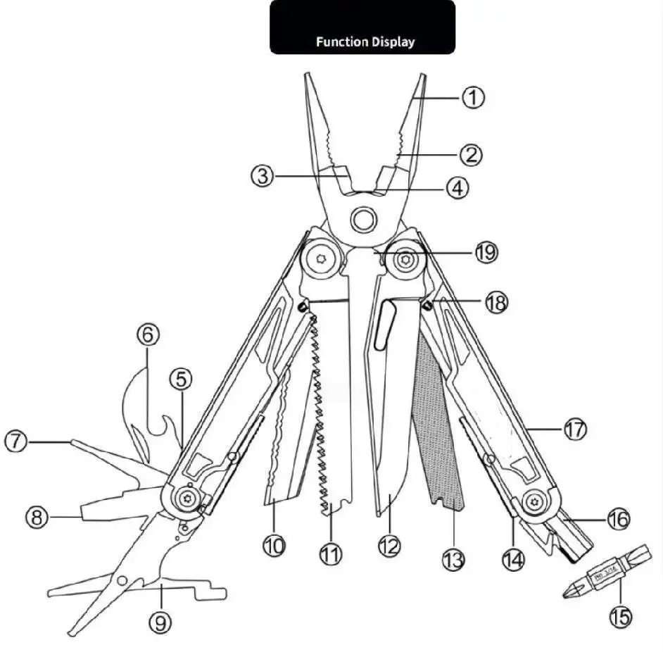 Daicamping DL12 Multi-tool