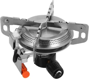 DECHOUS Portable Outdoor Cooking Stove Foldable Design with Electronic Ignition for Camping Hiking and Picnics Compact Stable Flame for Efficient Cooking Compatible with Tent Fuel