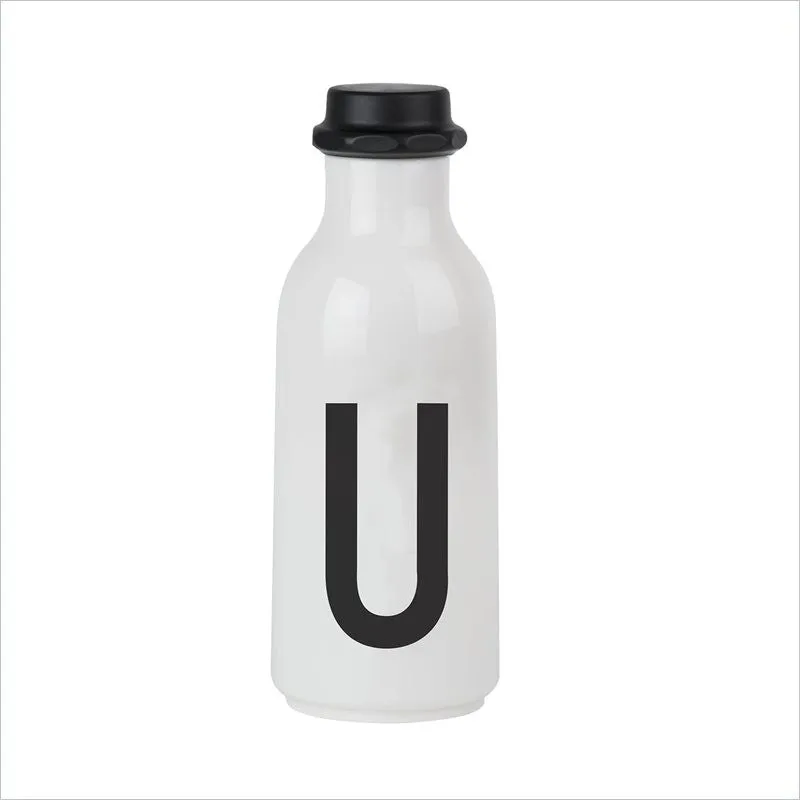Design Letters Water Bottle - U