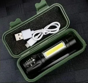 Discounted shipping Mini Pocket Light Modes Torch Flashlight Mini Adjustable USB Light 3 Led Torch Rich collection USB Torch Bright Charging Waterproof Zoom Lights with COB Torch Rechargeable Super
