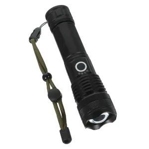DOITOOL Led Searchlight Rechargeable Camping Lamps Outdoor Flashlight Zoomable Spotlight 1 Pc Rechargeable Led Light