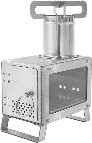 doorslay Wood Stove Portable Stainless Steel Camping Stove Camping Stoves