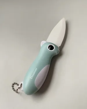 Douzoni knife, ceramic peeling knife, pocket knife folding knife, super sharp blade only 2.3 inches, fruit peeling and vegetable cutting, easy to carry