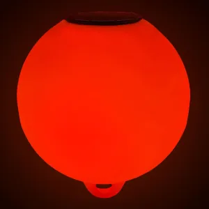 Dunn-Rite Solar Powered Self-Illuminating LED Marker Buoy with Light Engine, 14" Diameter, Choose from Six Colors