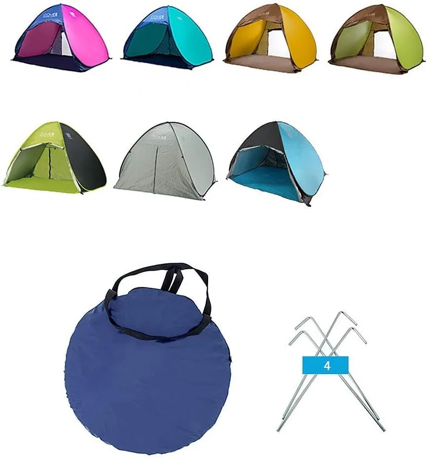 Easy to Assemble Family Tent Outdoor Tent Fishing Hiking Picnicing Ultralight Camping Tent Compatible with 3-4 Person Camping Outdoor Tent (C7 200 * 150 * 130cm)