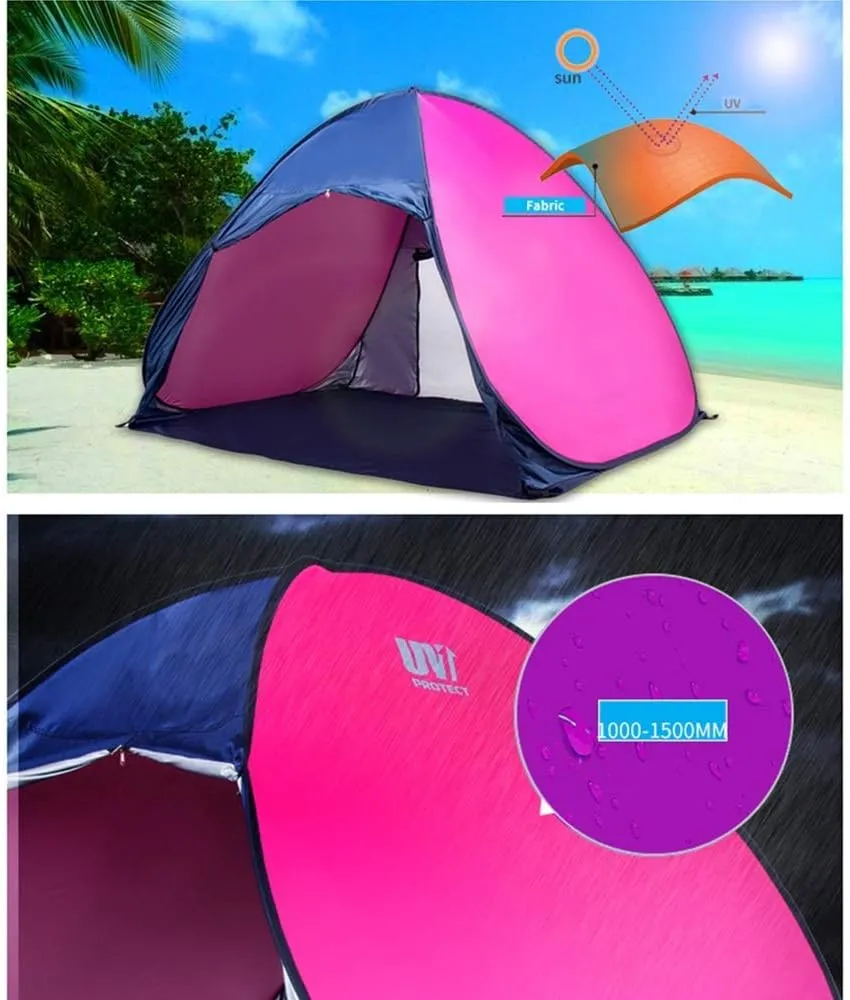 Easy to Assemble Family Tent Outdoor Tent Fishing Hiking Picnicing Ultralight Camping Tent Compatible with 3-4 Person Camping Outdoor Tent (C7 200 * 150 * 130cm)