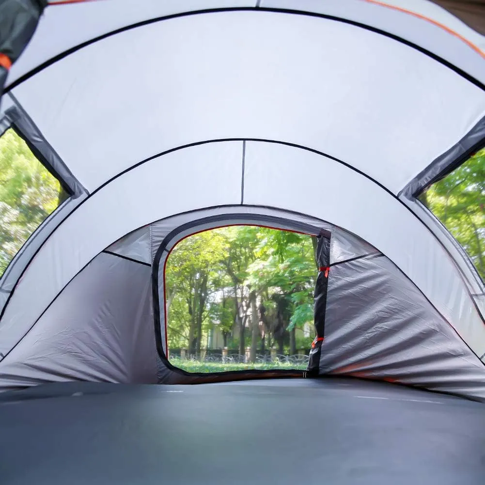 EchoSmile Camping Instant Pop Up Tent, 2/4/6/8/10 Person, Water Resistant Dome, Easy Setup for Camping Hiking and Outdoor, Portable with Carry Bag, 3 Season