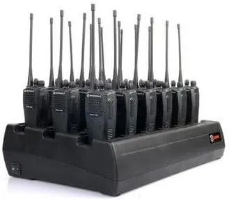 Eighteen Bay Rapid Desk Charger for Kenwood NX-220 Rechargeable Two Way Radio