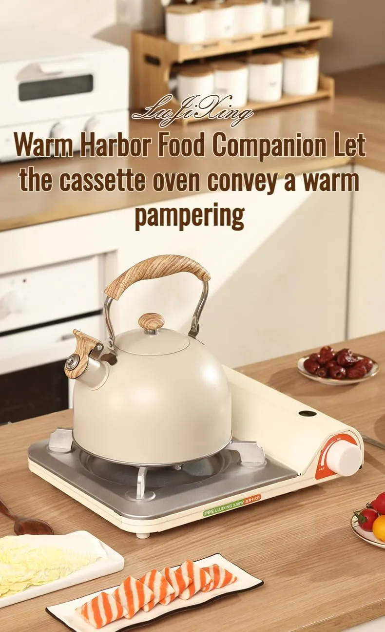 [Ellniges]Compact 【Camping Stove】, 【Portable】 and Lightweight, for Outdoor Cooking with Safe Overpressure Valve, Easy Cleaning Aluminum oy
