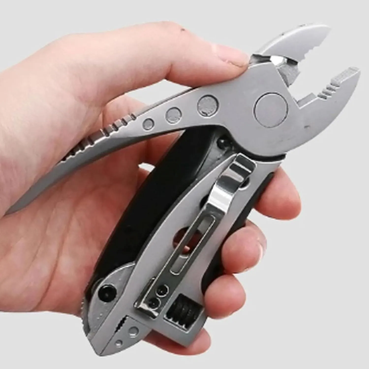 Elmyse Outdoor Multi-purpose Tool Pliers, 1/2/3PCS Outdoor Multipurpose Tool Pliers, Wire Cutters for Survival and Emergency, Adjustable Pocket Multitool Wrench Plier for Outdoor Camping (1pc)