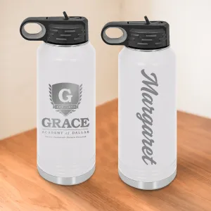 Engraved Grace 32 oz Water Bottle