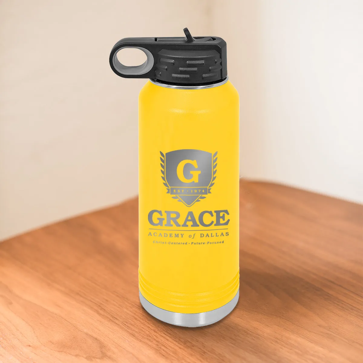Engraved Grace 32 oz Water Bottle