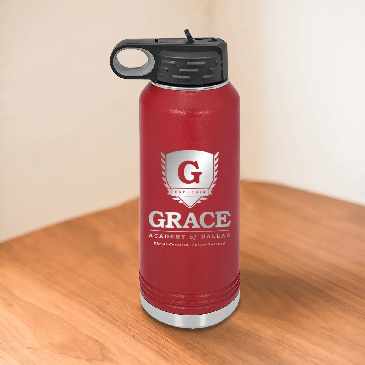 Engraved Grace 32 oz Water Bottle