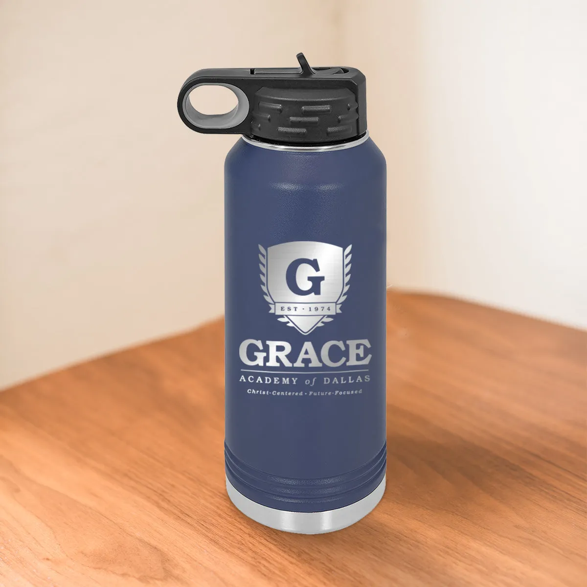 Engraved Grace 32 oz Water Bottle