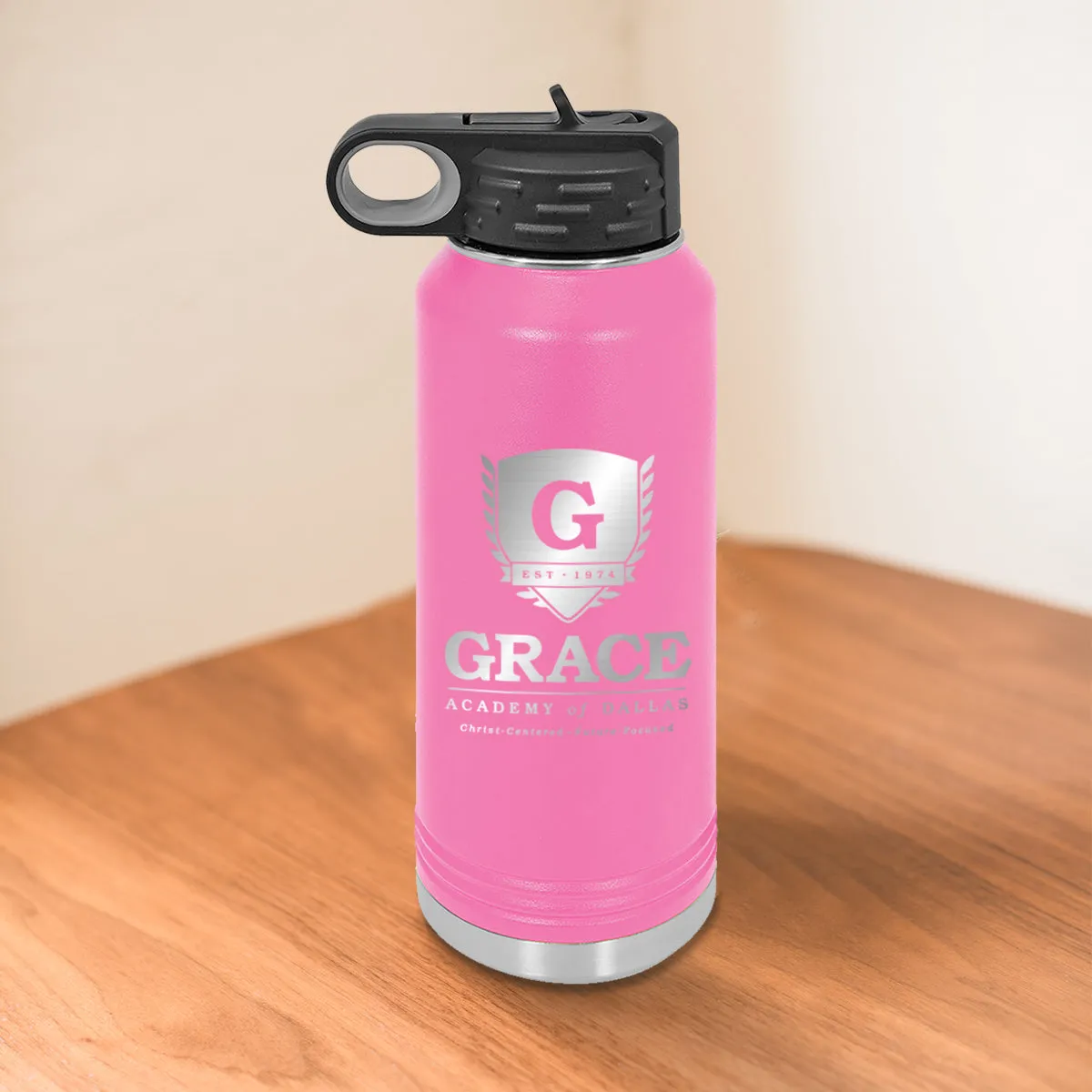 Engraved Grace 32 oz Water Bottle