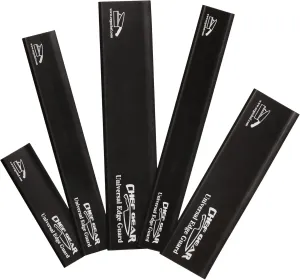 Ergo Chef 5pc Universal Knife Edge Guard Set (Black) Multi-sized / Chef knife, Santoku, Bread, Utility and Paring knives
