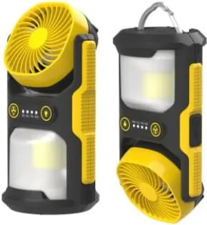 EVERBRITE Rechargeable Camping Lantern with Fan
