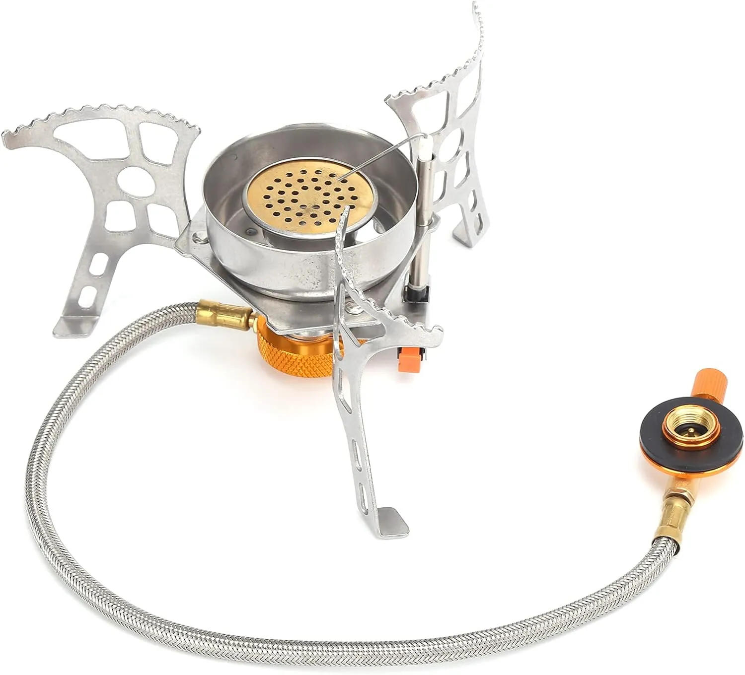EVTSCAN Camping Stove Portable Aluminum Alloy Stainless Steel Practical Outdoor Cooking Tools