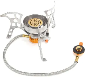 EVTSCAN Camping Stove Portable Aluminum Alloy Stainless Steel Practical Outdoor Cooking Tools