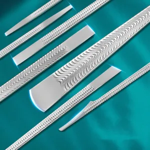 Exfoliating Ingrown Toenail Removal Pedicure Knife,Decorative Foot Knives for Ingrown Callus Shaver Feet Nail Correction Pliers Scissors Corn Remover With Storage Bag (1)