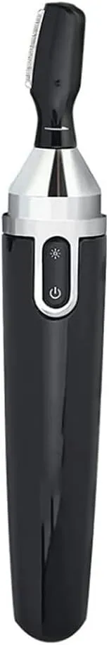Eyebrow Trimmer, Painless Electric Eyebrow Razor with Light for Women, Cordless Hair Remover for Face, Lips, Armpit, Portable Rechargeable Bikini Shaver