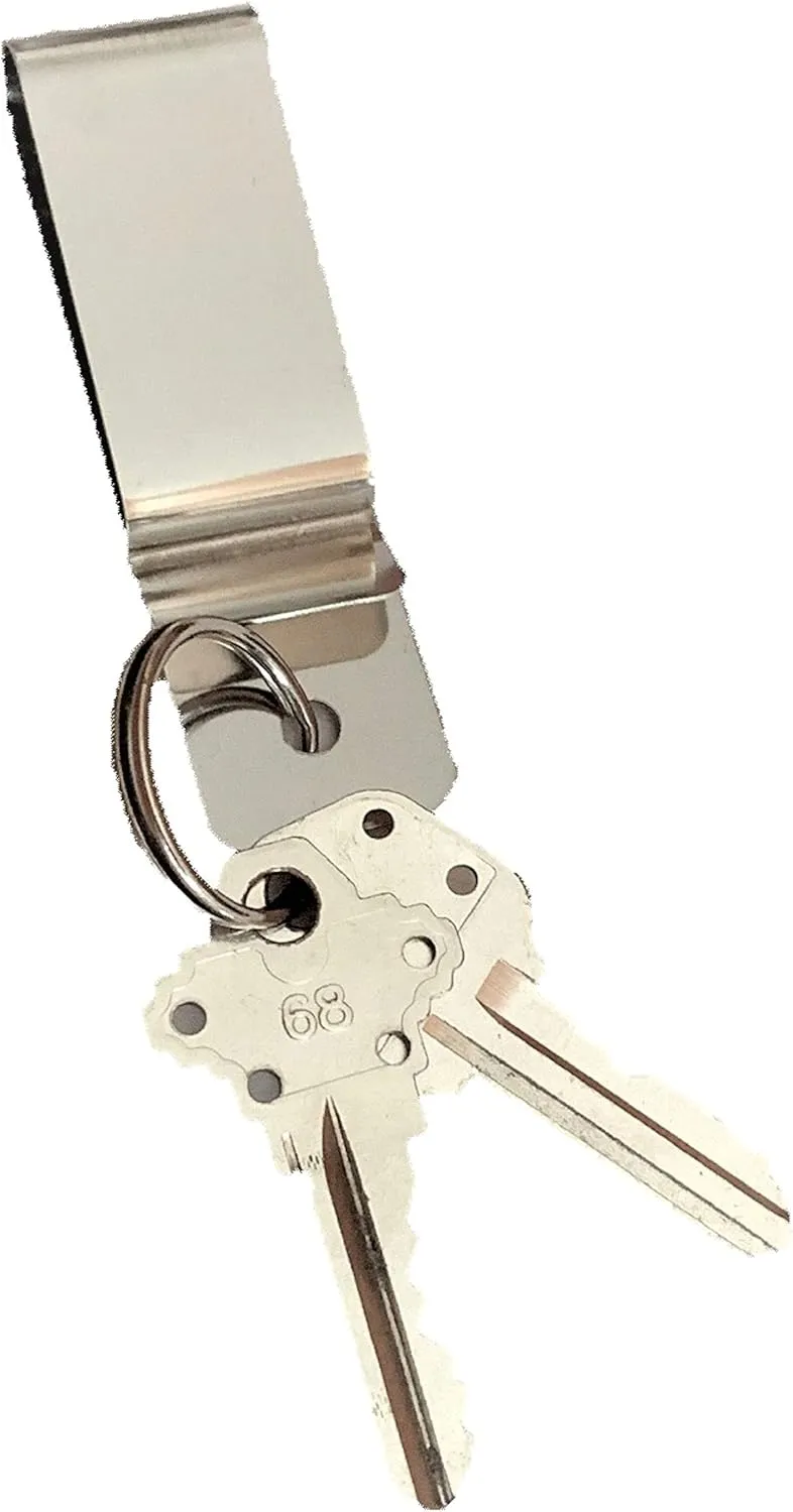 EZ-Xtend Heavy Duty Knife Sheath Clip and DIY Gun Holster Belt Clip - Gun Accessories - Replacement Belt Clip - No Rust Stainless Steel Metal - Sheath Clip, Pocket and Spring Clips