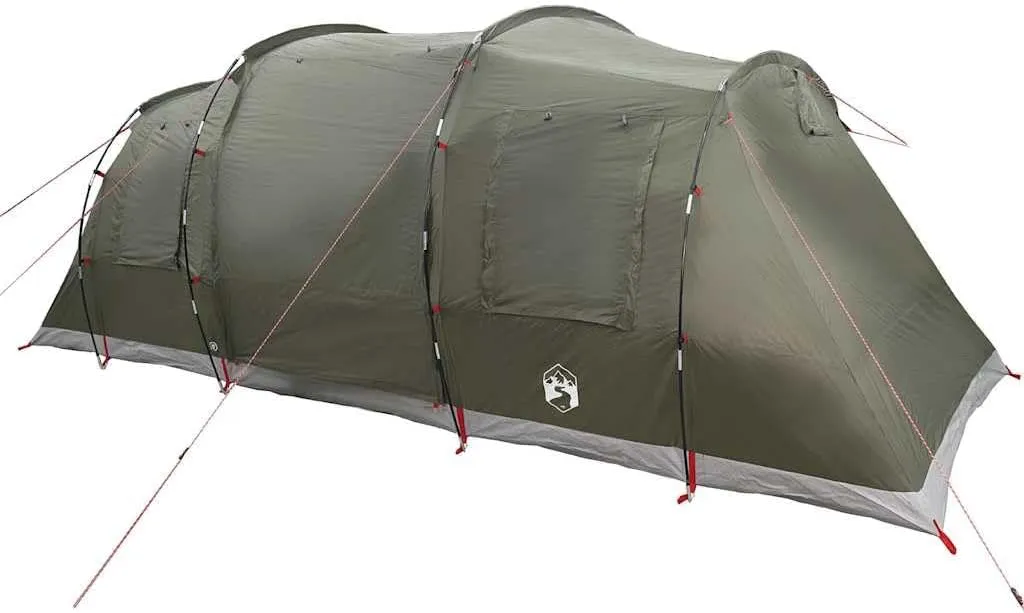 Family Tent Tunnel 6-Person Camping Tent Lightweight Tent Waterproof vidaXL