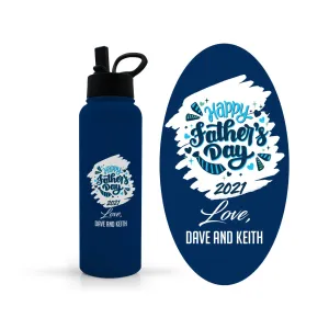 Father's Day Insulated Water Bottle