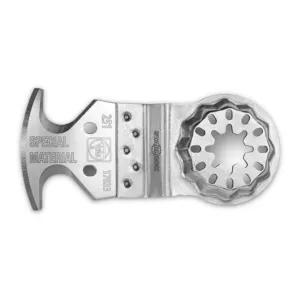 Fein Starlock Multi-Knife - Triple Cutting Edge for Fast, Clean Cuts, Versatile Cutting Tool for Carpet, PVC Flooring, Bitumen Shingles and Roofing Paper - 63903251260