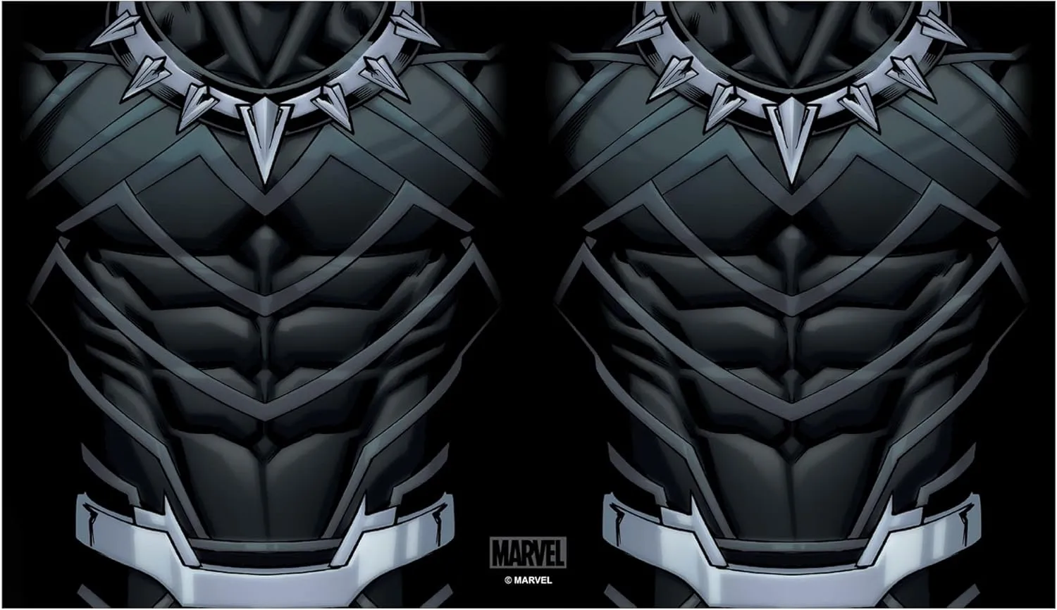 Fifth Sun Marvel Black Panther Costume Stainless Steel Water Bottle