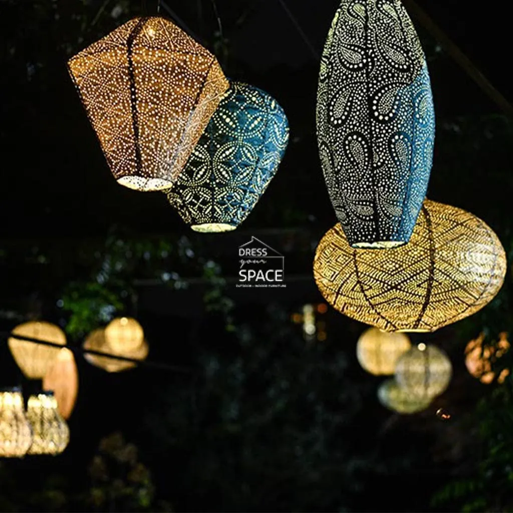 Fiore Drop 28 - Gold - Solar Lantern