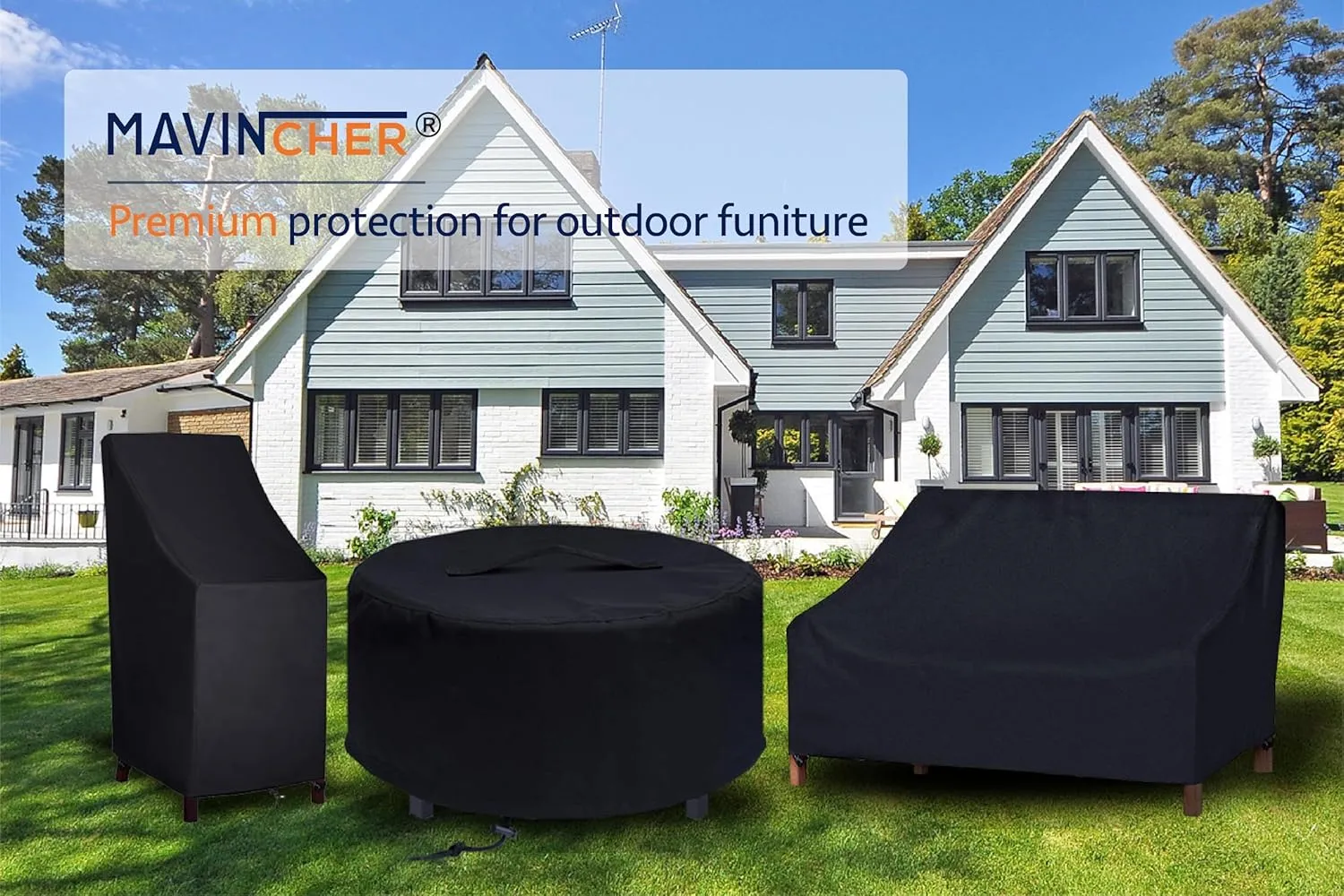 Fire Pit Cover for Solo Stove Fire Pit Surround Tabletop, Surround Shelter for Fire Pit Surround Table, Large Elevation Shelter for Yukon Wood Burning Outdoor Fire Pit, Black, 54" D*21" H