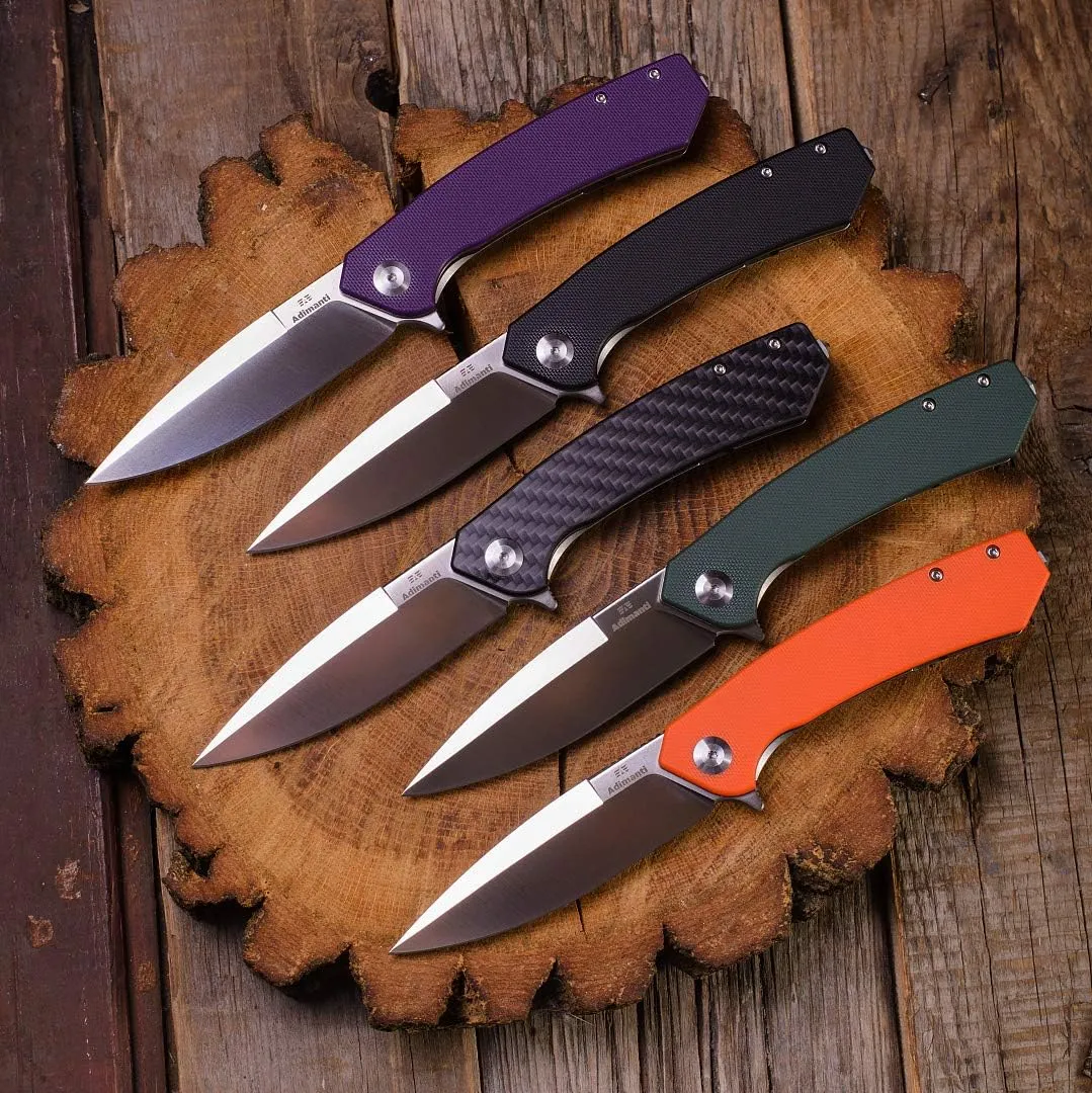 Firebird GANZO Adimanti Skimen Pocket Folding Knife G10 Handle with Clip and Glass Breaker D2 Steel Blade Hunting Fishing Camping Outdoor EDC Knife (Camouflage)