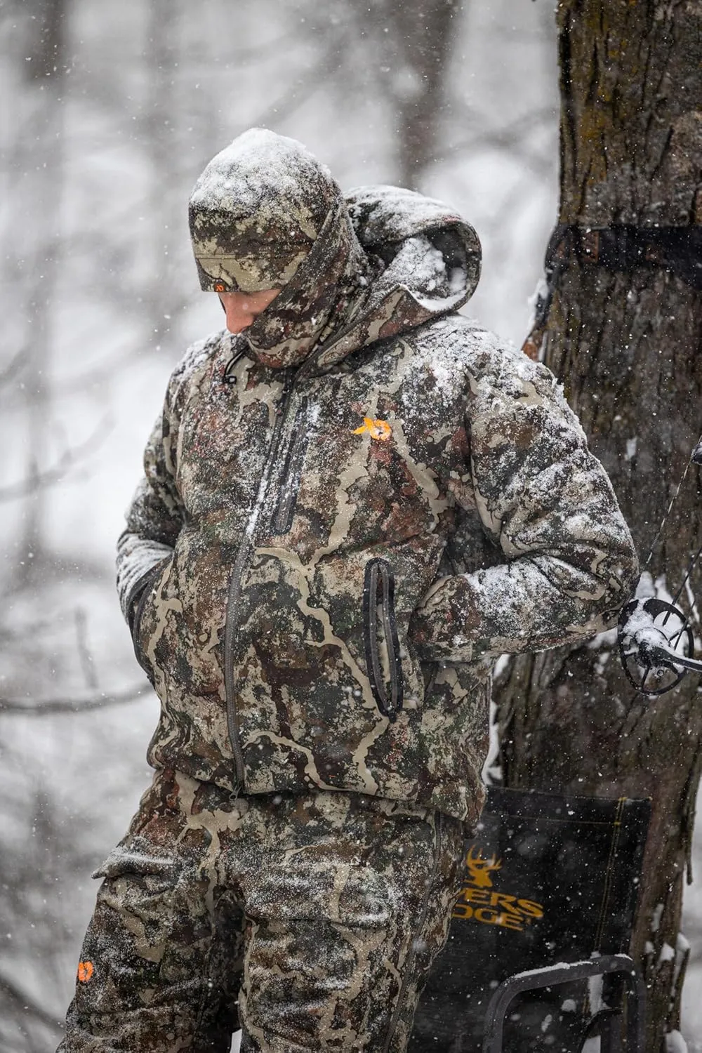 First Lite Sanctuary 2.0 Insulated Jacket - Fleece Hooded Windproof Camo Hunting Coat