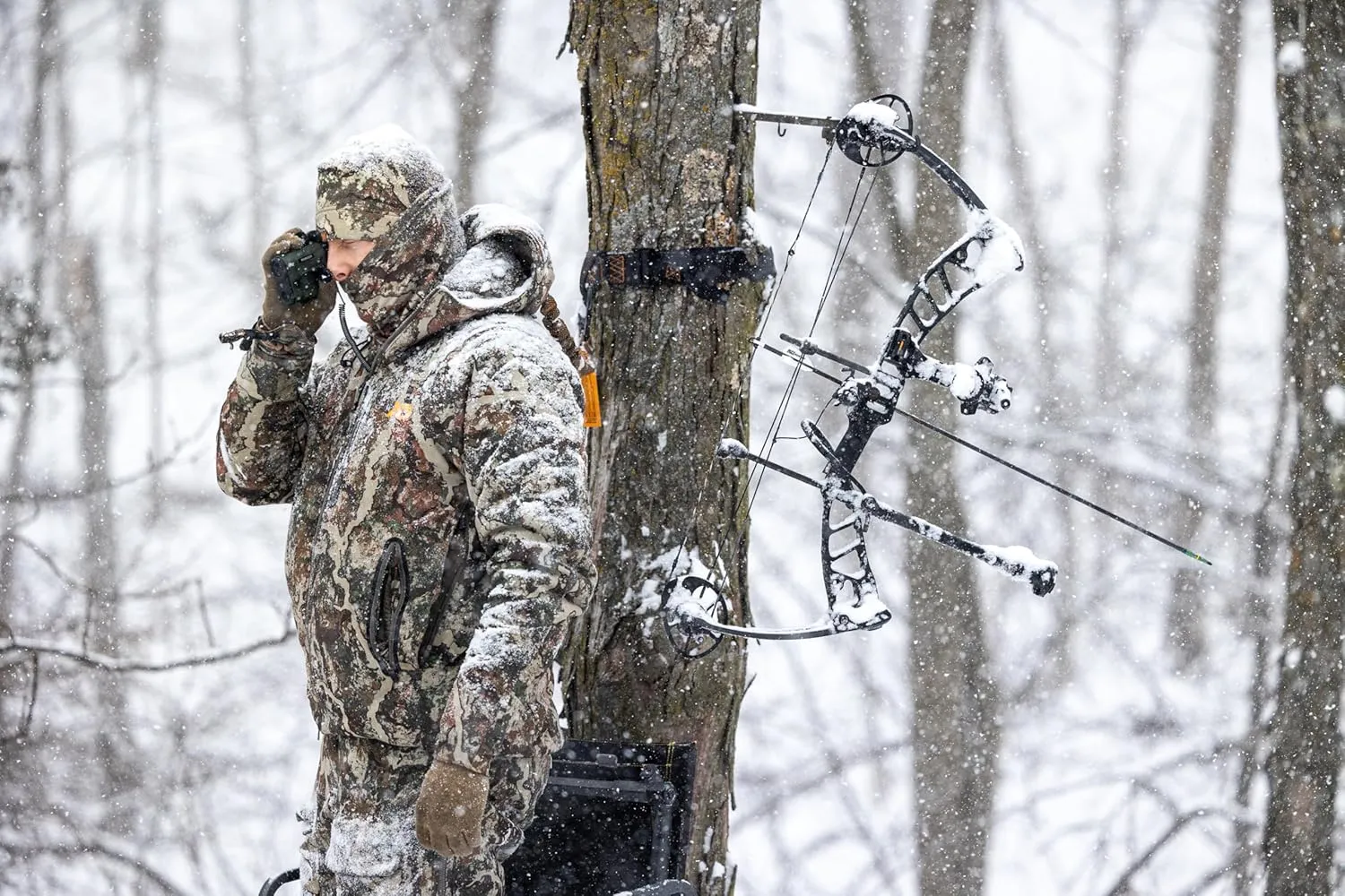 First Lite Sanctuary 2.0 Insulated Jacket - Fleece Hooded Windproof Camo Hunting Coat