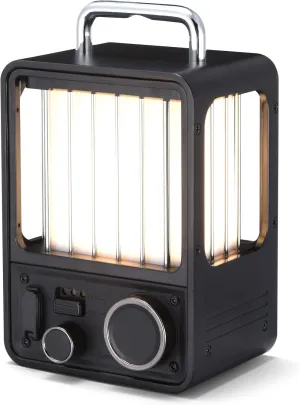 FLEXTAILGEAR LED Camping Lantern, Vintage Camping Light, Protable Outdoor Lights with Progressive Light Modes, IPX5 Waterproof Rechargeable Lantern for Patio, Hiking, Bedroom