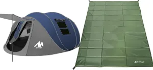 Foam Sleeping Pad   6 Person Tent, Extra Large Camping Mat for AYAMAYA 6 Person Pop Up Tents