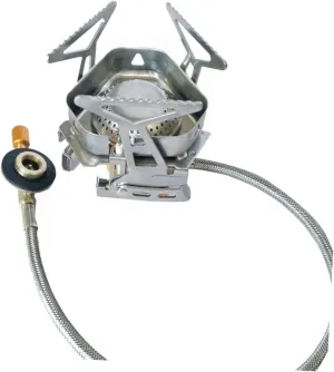 Foldable Camping Stove Sturdy Outdoor Gas Stove with Flame Design for Camping Picnic Hiking with Windproof Net