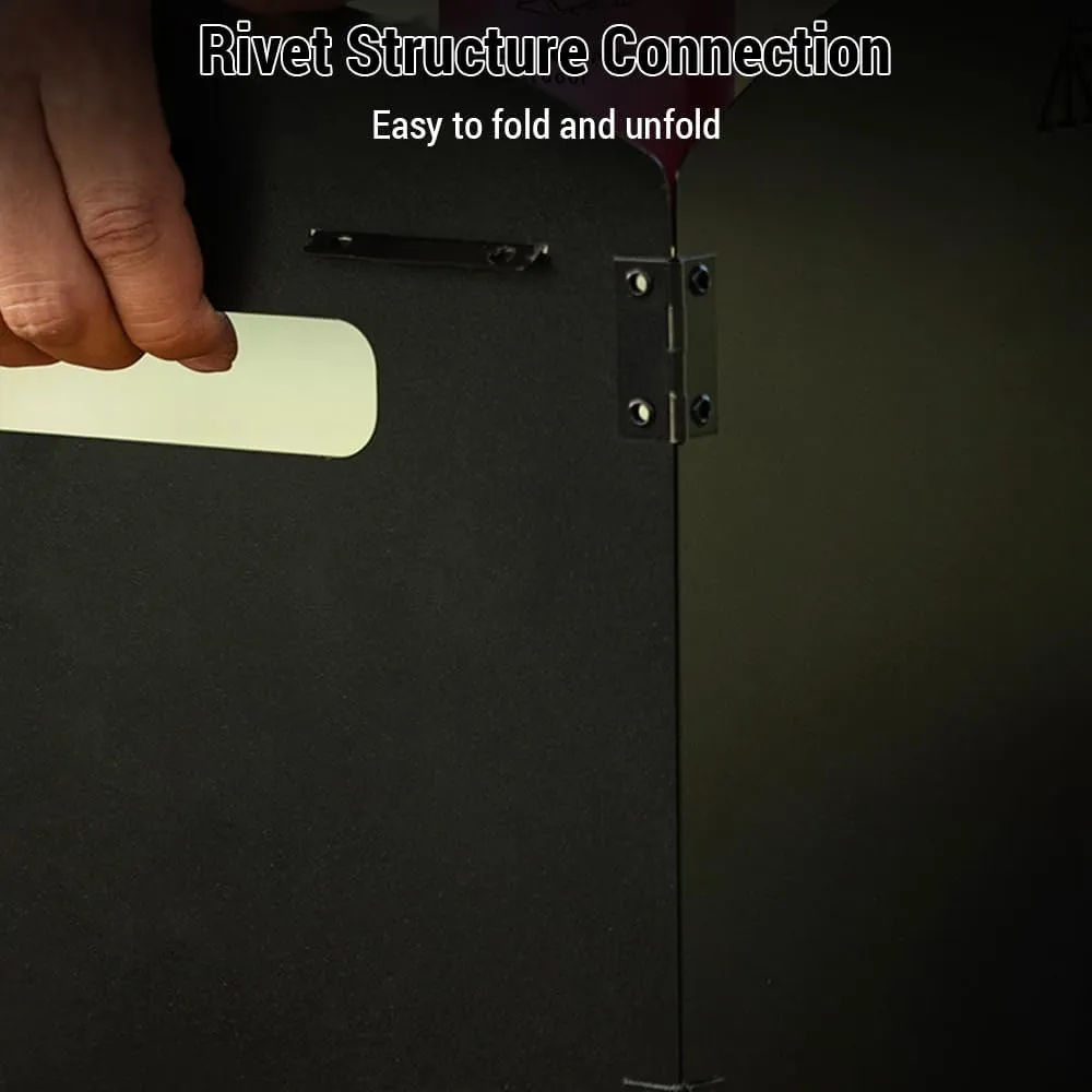 Foldable Camping Wind Shield Portable Gas Stove Windproof Screen for BBQ Cooking