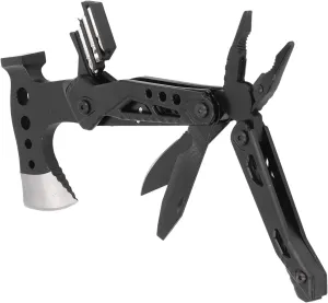 Foldable Multifunctional Axe Portable Axe Hammer Pocket Size Multitool Stainless Steel Tool for Outdoor Camping