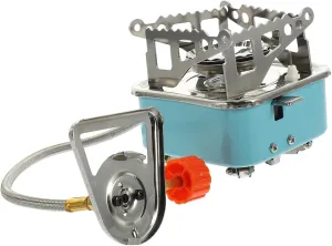 Foldable Outdoor Gas Stove Portable Camping Stove with Fastener Lightweight Compact Design for Outdoor Cooking Easy to Use Install for Camping Adventures