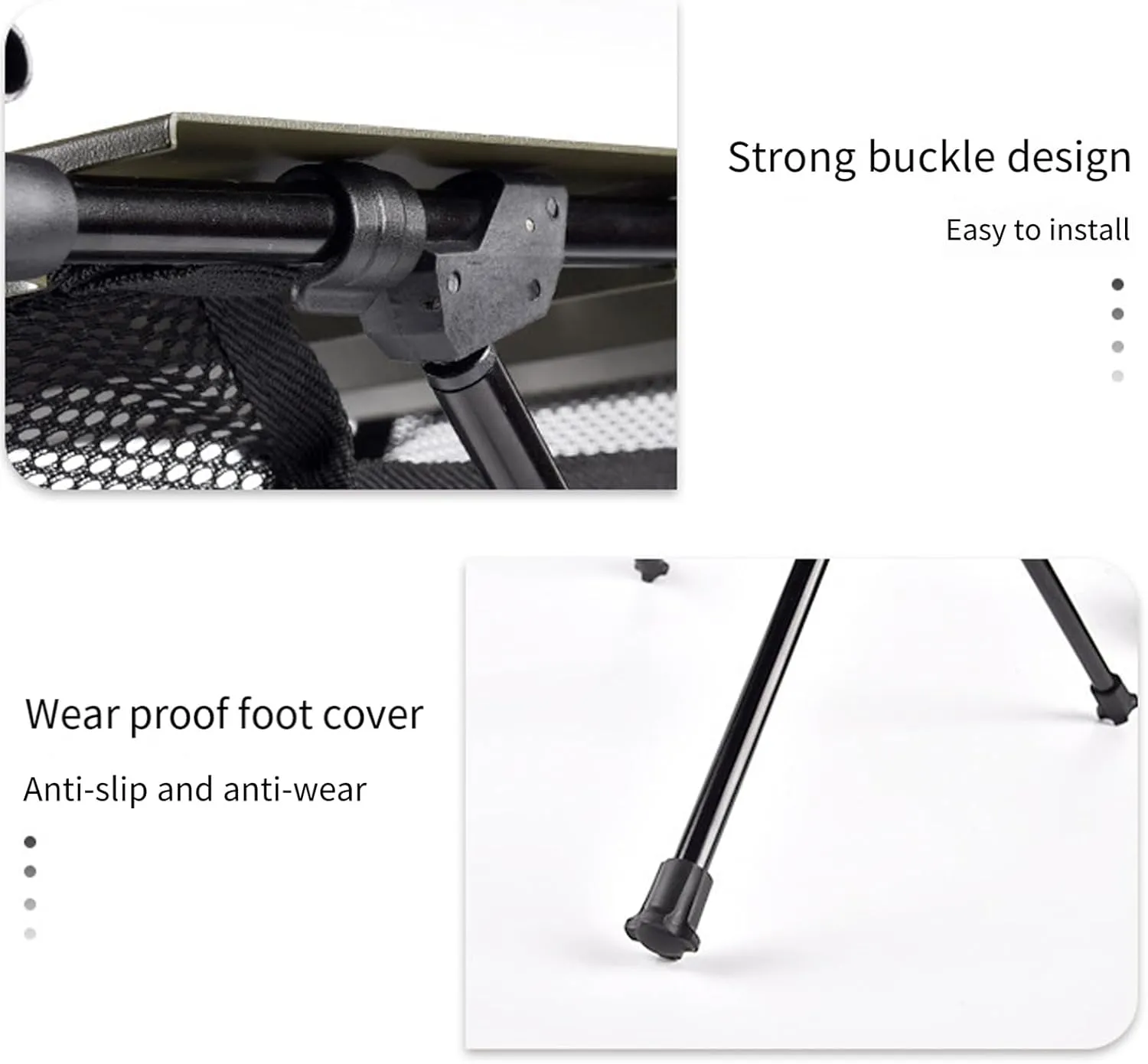 Folding Camping Table Portable Camping Side Table Roll-up Table with Carrying Bag Ultralight Aluminum Beach Table for Hiking, Camping, Picnicking, BBQ, Outdoor Cooking
