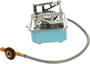 Folding Gas Stove for Outdoor Adventures Portable and Compact Camping Stove Lightweight Design for Hiking and Travel Compatible with Screw Canisters