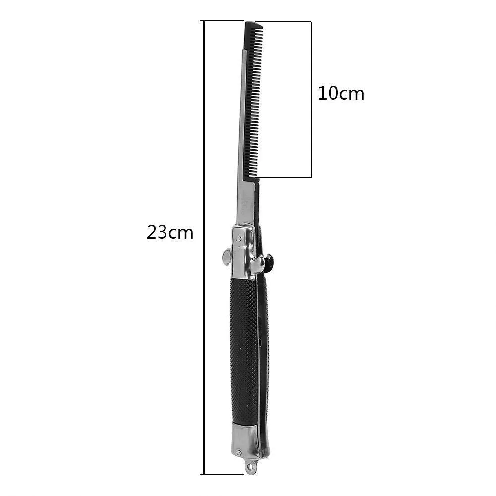Folding Spring Comb Automatic Combs Foldable Knife Brushes Hair Trimmer Comb Brush Accessories Butterfly Mens Pocket Knife Comb